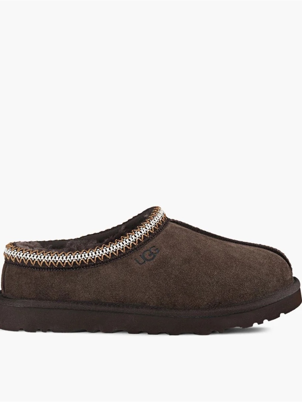 AS IS UGG Brown Suede Slip-On Slippers men’s 9